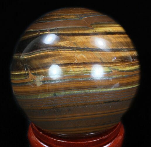 Polished Tiger's Eye Sphere #33629